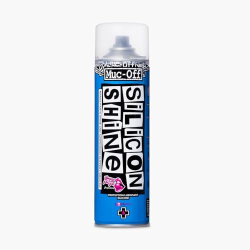 Muc-Off Silicon Shine 500ml, 1-Pack | Quick-Dry & Dirt-Repellent | Enhances Metal, Plastic & Rubber...