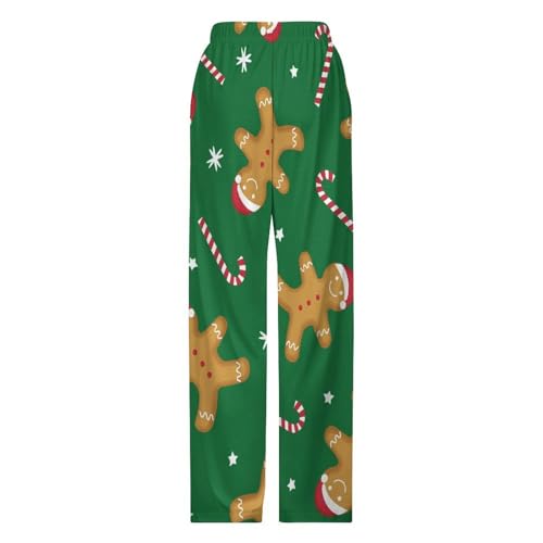 Green Christmas Gingerbread CandiesChildren's Casual Pajamas120CM4