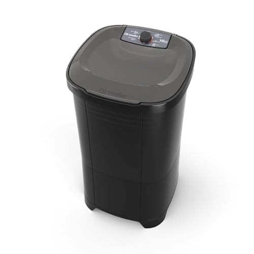 Mueller Máquina de Lavar Roupa Semiautomática Tanquinho 10 kg Preto 127V MLT10