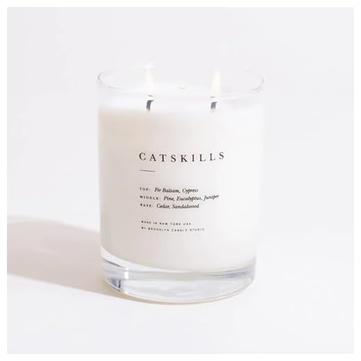 Brooklyn Candle Studio Catskills Escapist Candle | Luxury Scented Candle, Vegan Soy Wax, Hand Poured in The USA | 70 Hour Slow Burn Time | 13 oz