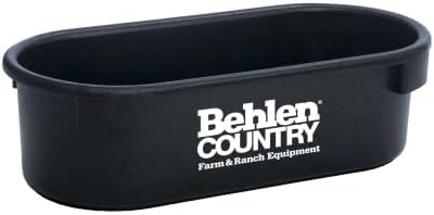 Behlen Country 27 Gallon Rigid Poly Stock Tank | Durable Polyethylene Livestock Water | Heavy-Duty Livestock Water Trough | Farm Ranch Barn and Outdoor Animal Use