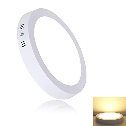 Preisvergleich Produktbild DINGLILIGHTING Deckenleuchte Rund LED Deckenlampe Wandlampe Wandleuchte, 18W-warmweiß