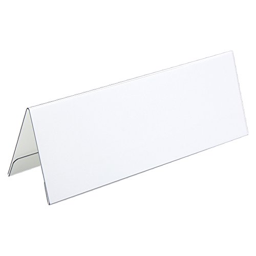 ライオン事務器 ポップスタンド カード立て V型 80×230mm V-230K 再生PET