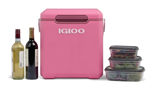Image of Igloo Tag Along Too Coolers | Insulated Hard Shell Picnic Style Cooler | Rolling Ice Chest