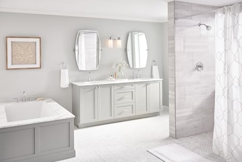 Moen Gibson Chrome Pressure Balancing Eco-Performance Showerhead, Shower Handle, and Tub Spout, Posi-Temp Valve Required, T2903EP