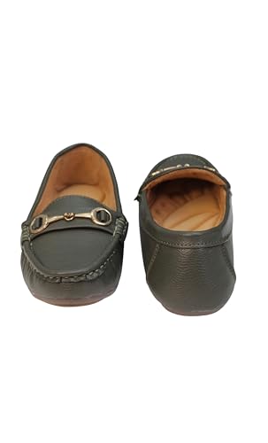 Image of Pluxh Women's Classic Ballet Flats with Metal Detail | Soft Padded Slip-On Shoes | Lightweight Comfort Footwear | Flexible Sole | Office, Casual