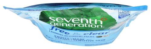 Seventh Generation Laundry Detergent Packs, Free & Clear, Made for Sensitive Skin, 45 Count - image 4