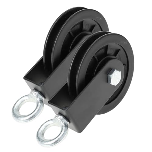 EXHUMKY 2 Stück Fitness Umlenkrolle Leichtes Rostfreies Trainingszubehör Vibrationsarm Temperaturbeständig für Kraftstationen und Heimtraining Einfache Montage Langlebiges Fitnessgerät EXHUMKY 2 Stück Fitness Umlenkrolle Leichtes Rostfreies Trainingszubehör Vibrationsarm Temperaturbeständig für Kraftstationen und Heimtraining Einfache Montage Langlebiges Fitnessgerät