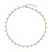 Zealmer Gold Coin Choker Necklace Circle Disc Choker