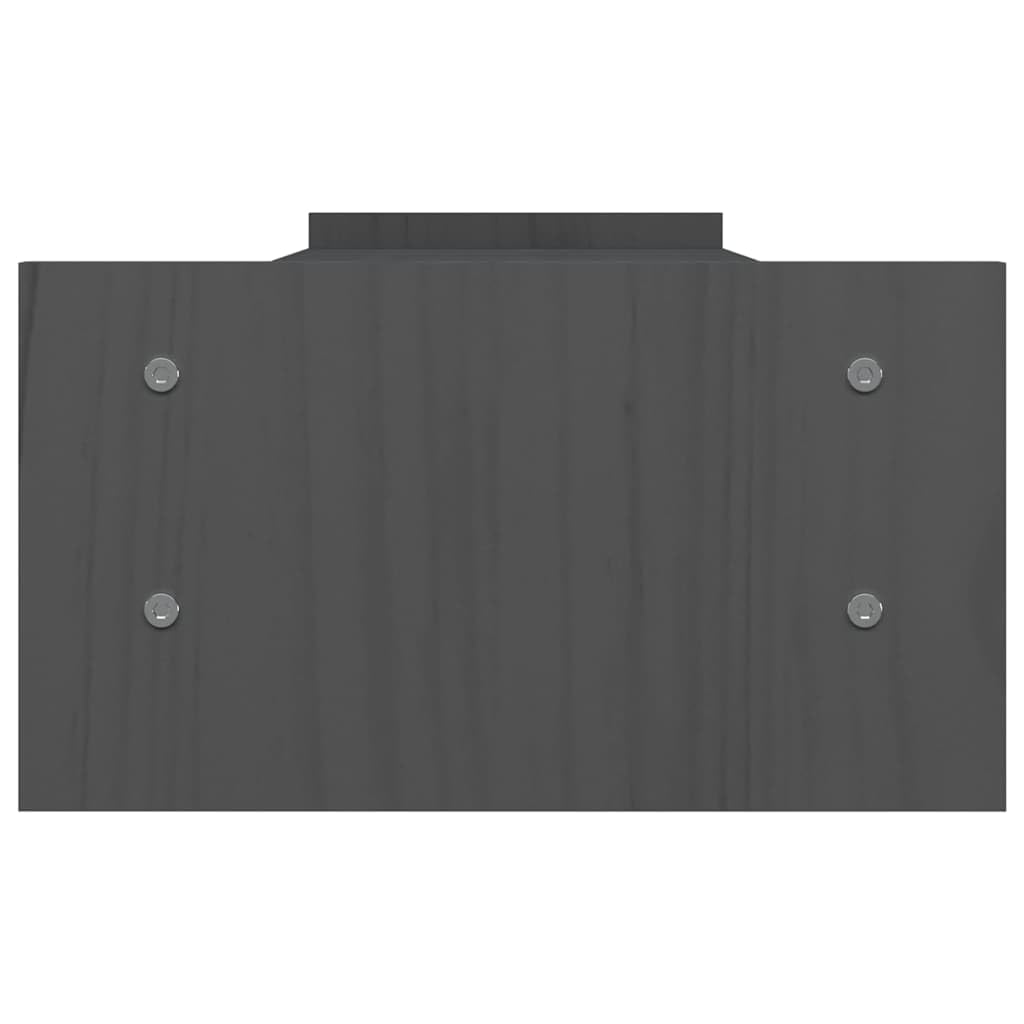 Supporto per monitor in legno massiccio, 100 x 27 x 15 cm, in legno di pino, per lavoro ergonomico in ufficio, casa, gaming, organizer da scrivania