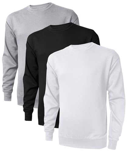 Little Beauty Sweatshirts for Men Crewneck Lightweight Sweatshirt Long Sleeve Shirts Casual Top Multipack L - image 1