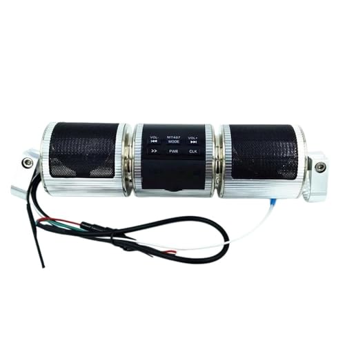 Parlante para manillar de motocicleta con subwoofer integrado