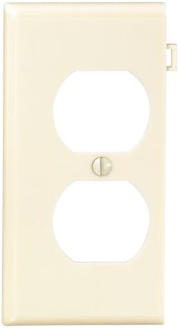 Leviton PSE8-I 924-0Pse8-00I Duplex-Steckdose, 1-fach, elfenbeinfarben