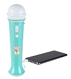 Peppa Pig - Micrófono de Karaoke para niños a Partir de 3 años, con Efectos de luz y Entrada de Audio para conexión a Smartphones y Tablets