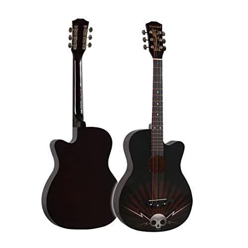 Guitare en Bois, Processus d’emballage Guitare Acoustique 38 Pouces pour la Pratique - Les Beatles, Paul McCartney, John Lennon, RIngo Starr, George Harrison Guitare en Bois, Processus d'emballage Guitare Acoustique 38 Pouces pour la Pratique