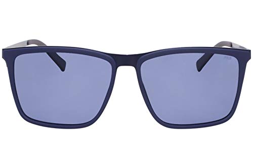 Fila SF8495 1AQZ Men's Sunglasses Blue/Blue Polarized Square 57mm2