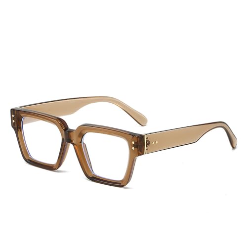 Monture de lunettes à rivets rétro aux finitions soignées et branches ergonomiques