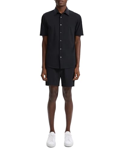 Theory Men's Irving Short Sleeve in Structure Knit3