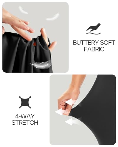 Heathyoga Buttery Soft Leggings with Pockets for Women High Waisted Leggings for Women Tummy Control Yoga Pants 25"/28"4