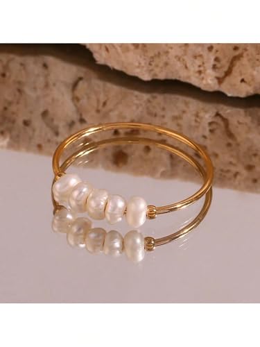 Stylish Chunky Gold Rings for Women Stackable and Knuckle Rings Engagement Wedding Promise Jewelry Gifts2