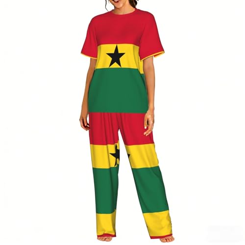 Pyjama femme Ghana ensemble de nuit imprimé vêtement de nuit doux