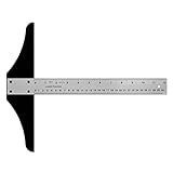 Ludwig Precision Standard Aluminum T-Square for Art Framing and Drafting, 12-inch
