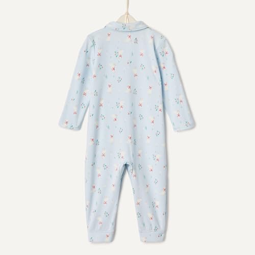 Amazon Essentials X Sofia Grainge Unisex Babies' Footless Sleepsuit, Ivory/Geese, Newborn - image 5