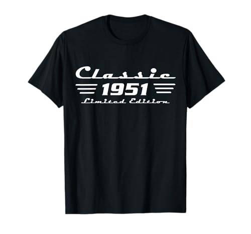 1951 Geburtstag Mann 75 Dekoration Lustig 75er 75 Geburtstag T-Shirt
