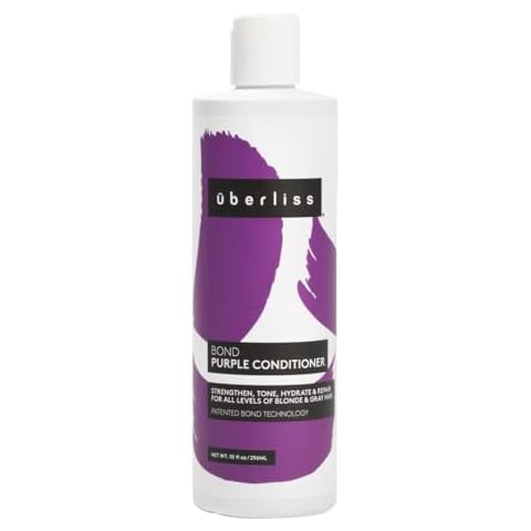 UBERLISS Bond Purple Conditioner 10oz - Anti-Brass - Moisturize Strengthen and Tone Cover
