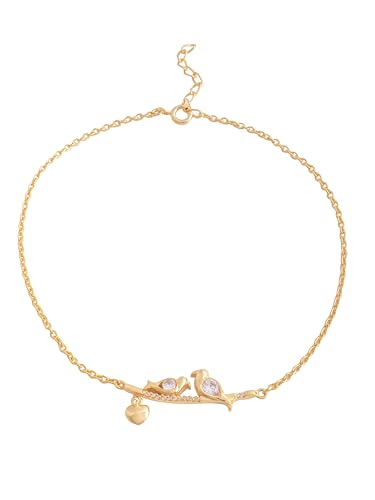 KICKY & PERKY 925 Sterling Silver Wings Duet Anklet | Gift For Women and Girls | With Certificate of Authenticity | 6 Months Warranty* (B0CJ9DLMSJ) Amazon Price History, Amazon Price Tracker