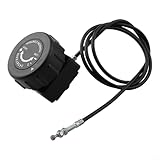 Dynamic Cycling Resistance Fine-Tuning Rotary Adjuster for Exercise for Bike, 8/10 Speed Gear Shifter with Cable Length Adjustment, Plastic and Metal Construction(10 Gear)