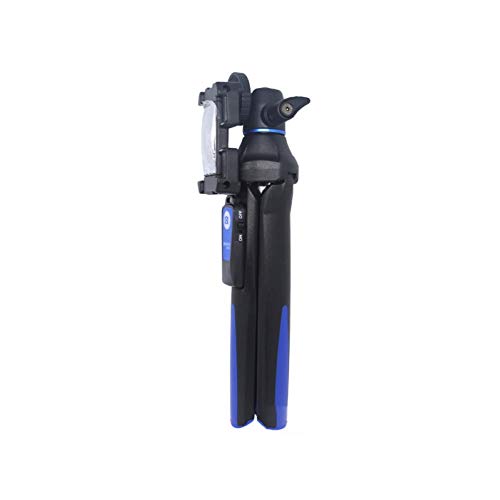 dSNAPoutof Portable Handheld Telescopic Bluetooth Remote Control Phone Selfie Stick Tripod Black Blue