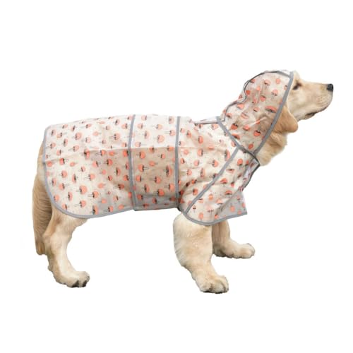 犬レインコート 防水 可愛い 犬カッパ 快適 軽量 汚れ防止 犬服 フード付き 通気性 携帯便利 雨具 カッパ 防塵 ペットレインコート 小中型犬 散歩 着脱簡単 耐久性 梅雨対策