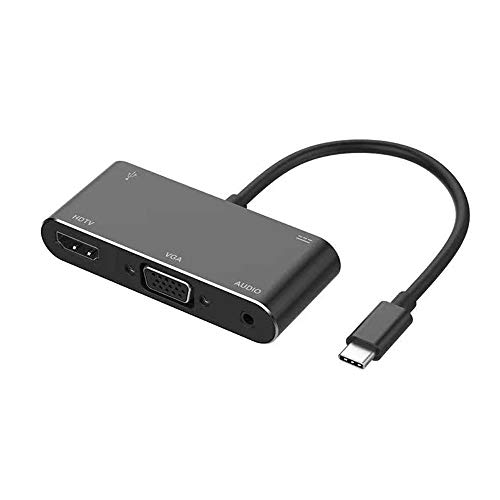 Type-C to HDMI/VGA/USB3.0HUB/PD/Audio Converter Adapter Cable Mobile Screen U Disk Read