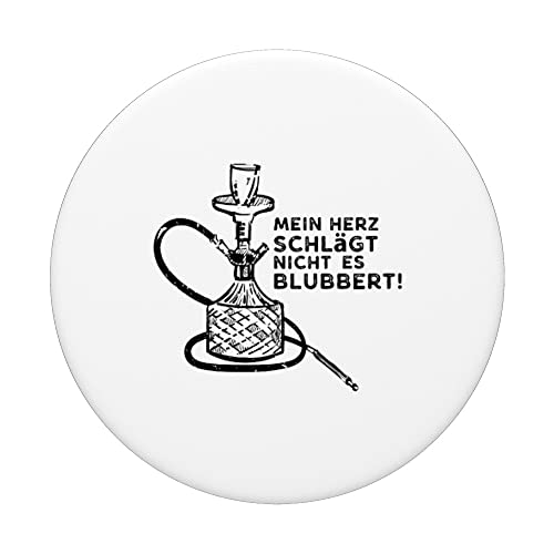 Mein Herz Blubbert I Shisha Wasserpfeife Kohle Shishakaffee PopSockets mit austauschbarem PopGrip – Bild 3