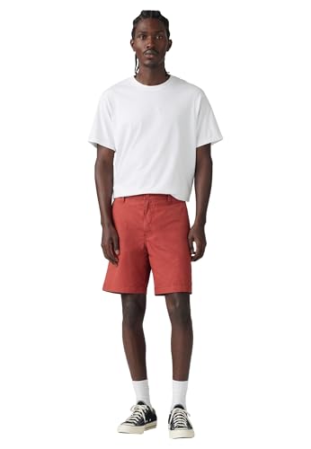 Levi's Men's Shorts XX Chino Mid Rise, Soft, Red (Red Paint), 30