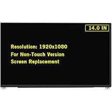 14.0" New Screen Replacement for Dell Latitude 7490 7480 KGYYH 48DGW 6HY1W FHD 1920x1080 30Pin Non-Touch Screen LED LCD Display Panel