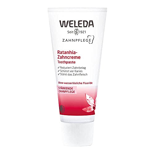 WELEDA (UK) Ratanhia Toothpaste 75ml (Pack of 3)