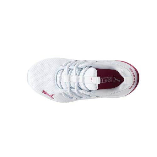 PUMA Kids Girls Axelion Mesh Lace Up Sneakers Shoes Casual - White4