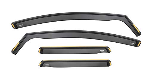 Ispeed wind Deflectors for SKODA Octavia MK2 2004-2012 4/5-Doors Hatchback Liftback 4-pcs Tinted Wind Deflectors/Sun Visors/Rain Shield/Wind Shield