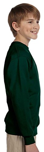 Hanes Boy's Big Cotton Crewneck Fleece Closure Sweatshirt4