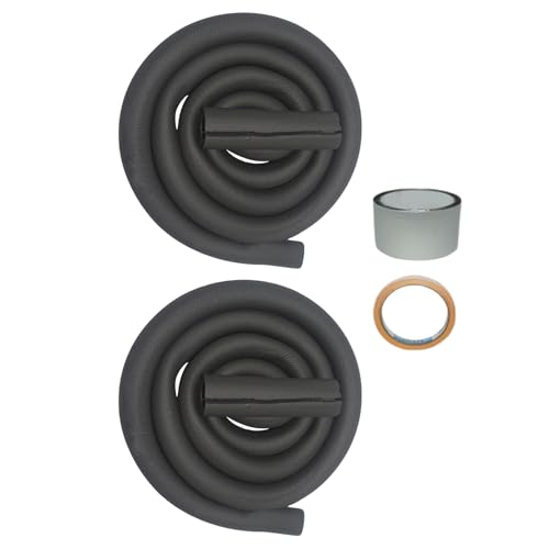 水道管断熱材 - 9mm ラバーフォームチューブ、耐紫外線サーマルカバー、プレカットデザインのエネルギー効率の高いスリーブ | 9.8フィート長さ0.35インチ厚さのRV幅木用保護ラップ冬用霜樋