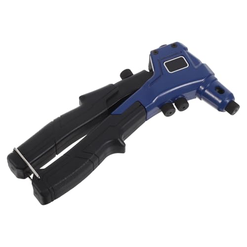 IMIKEYA Remachadora De Aleación De Aluminio Remachadora Manual De Alta Resistencia Extractor De Remaches De Una Mano Azul