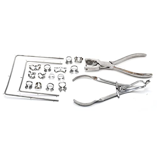AAProTools Starter Endodontic Clamp Kit Set 18 Pieces Dental Filling Instruments Set.