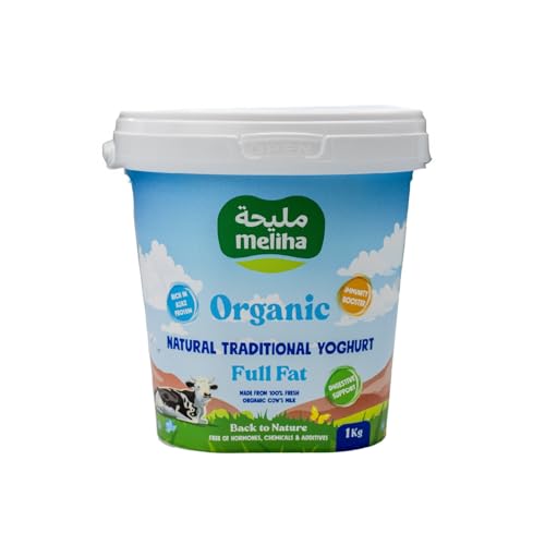 Meliha Organic Full Fat Natural Traditional Yoghurt 1 kg