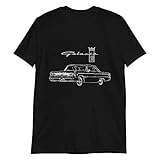 JG Infinite 1963 Galaxie 500 Antique Car Short-Sleeve Unisex T-Shirt Black