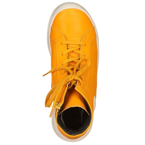 Chaussures à lacets Softinos femme ocre taille EU avec fermeture éclair