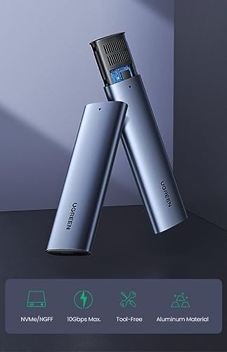 Ame Ofertas - Adaptador Case Ugreen Para Ssd M.2 Nvme 10gb Usb C 3.1