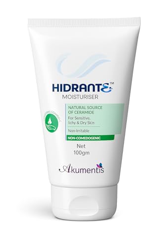 Image of Hidrante Moisturiser Cream (100gm) | Natural Source of Ceramide for Sensitive, Itchy & Dry Skin | Non-Irritable, Non-Comedogenic Face & Body Hydrating Cream