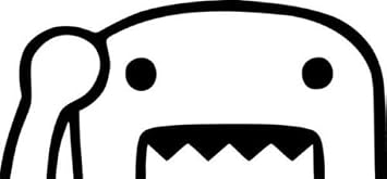 Domo Kun Japanese JDM Vinyl Graphic Car Truck ملصق لصائق ديكور Windows - يموت قطع الفينيل لصائق النوافذ والسيارات والشاحنات وصناديق الأدوات وأجهزة الكمبيوتر المحمولة وأجهزة MacBook - أي سطح صلب وسلس تقريبًا   